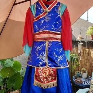 Disney girls Mulan Halloween costume